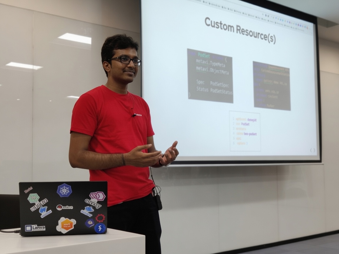 Presenting PodSet custom resource at the Kubernetes India Meetup